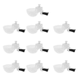 Maxbell Maxbell 10Pcs Automatic Poultry Bird Water Drinker Cup Plastic Drinking Bowl  #2