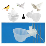 Maxbell Maxbell 10Pcs Automatic Poultry Bird Water Drinker Cup Plastic Drinking Bowl  #2