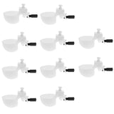 Maxbell Maxbell 10Pcs Automatic Poultry Bird Water Drinker Cup Plastic Drinking Bowl  #2