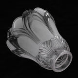 Maxbell 3 Pieces #1 Frosted Glass Ribbed Bell Light Shades Chandelier Lamp Pendant