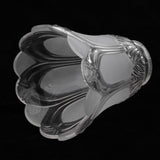 Maxbell 2 Pieces #1 Frosted Glass Ribbed Bell Light Shades Chandelier Lamp Pendant