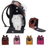 Maxbell Maxbell Astronaut Capsule Pet Carrier Backpack Dog Cat Travelling Bag Tote Rose Red