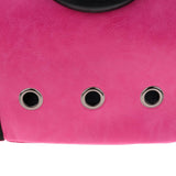 Maxbell Maxbell Astronaut Capsule Pet Carrier Backpack Dog Cat Travelling Bag Tote Rose Red