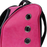 Maxbell Maxbell Astronaut Capsule Pet Carrier Backpack Dog Cat Travelling Bag Tote Rose Red