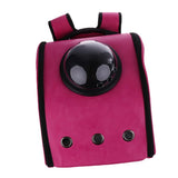 Maxbell Maxbell Astronaut Capsule Pet Carrier Backpack Dog Cat Travelling Bag Tote Rose Red