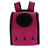 Maxbell Maxbell Astronaut Capsule Pet Carrier Backpack Dog Cat Travelling Bag Tote Rose Red