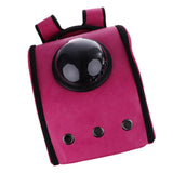 Maxbell Maxbell Astronaut Capsule Pet Carrier Backpack Dog Cat Travelling Bag Tote Rose Red