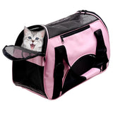 Maxbell Small Dog Cat Carrier Outdoor Travel Tote Dog Supplies Carriers Totes Pink