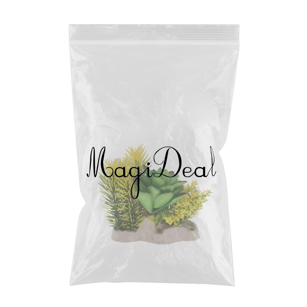 Maxbell Maxbell Artificial Aquatic Plant Plastic Grass Fish Tank Aquarium Decor #2