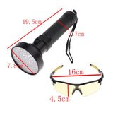 Maxbell Maxbell UV Flashlight 100 LED Ultraviolet Blacklight for Pet Stains, Scorpions