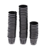 Maxbell 150 pcs Plastic Pot Baskets Aquarium Aquatic Water Plant Grass Cultivate S