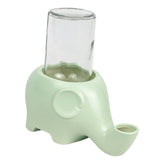Maxbell Maxbell Kitty Kitten Cat Waterer Water Feeder with Elephant Shape Pet Water Bottle