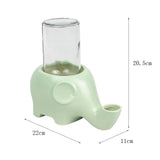 Maxbell Maxbell Kitty Kitten Cat Waterer Water Feeder with Elephant Shape Pet Water Bottle
