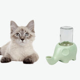 Maxbell Maxbell Kitty Kitten Cat Waterer Water Feeder with Elephant Shape Pet Water Bottle