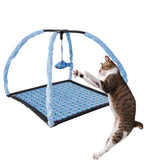 Maxbell Maxbell Cat Play Tent Exercise Cushion Mat Pet Activity Center with Dangle Toys