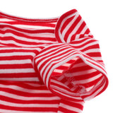 Maxbell 2Pcs M Dog Shirts Striped Dog T-Shirt Puppy Clothes Small Medium Large Dogs