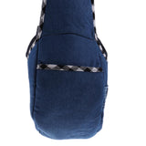 Maxbell Maxbell Pet Carrier Foldable Soft Denim Cat/Dog Comfort Travel Sling Bag Deep Blue