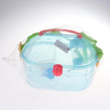 Maxbell Maxbell Portable Carrier Hamster Small Animals Carry Cage with Water Bottle  Blue #2