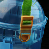 Maxbell Maxbell Portable Carrier Hamster Small Animals Carry Cage with Water Bottle  Blue #2