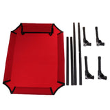 Maxbell Maxbell Waterproof Elevated Pet Bed Dog Camping Beach Hammock In/Outdoor Cot Red