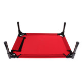 Maxbell Maxbell Waterproof Elevated Pet Bed Dog Camping Beach Hammock In/Outdoor Cot Red