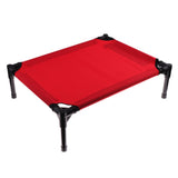 Maxbell Maxbell Waterproof Elevated Pet Bed Dog Camping Beach Hammock In/Outdoor Cot Red