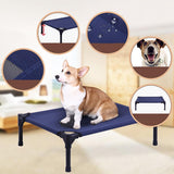 Maxbell Maxbell Waterproof Elevated Pet Bed Dog Camping Beach Hammock In/Outdoor Cot Blue