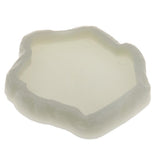 Maxbell Maxbell Reptile Tortoise Gecko Feeding Bowl Food Water Resin Dish Bowl Noctilucent S