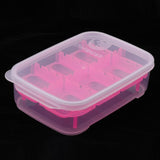 Maxbell Maxbell 14 Slot Reptile Eggs Incubator Tray Lizard Gecko Snake Bird Egg Hatcher Box Pink