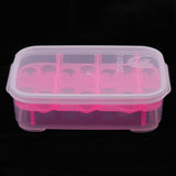 Maxbell 14 Slot Reptile Eggs Incubator Tray Lizard Gecko Snake Bird Egg Hatcher Box Pink