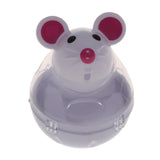 Maxbell Pet Cat Tumbler Toy Interactive Cat Dog Puppy Leakage Food Dispenser White - Aladdin Shoppers