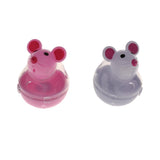 Maxbell Pet Cat Tumbler Toy Interactive Cat Dog Puppy Leakage Food Dispenser White - Aladdin Shoppers