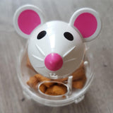 Maxbell Pet Cat Tumbler Toy Interactive Cat Dog Puppy Leakage Food Dispenser White - Aladdin Shoppers