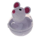 Maxbell Pet Cat Tumbler Toy Interactive Cat Dog Puppy Leakage Food Dispenser White - Aladdin Shoppers