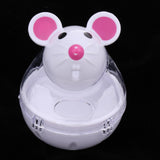 Maxbell Pet Cat Tumbler Toy Interactive Cat Dog Puppy Leakage Food Dispenser White - Aladdin Shoppers