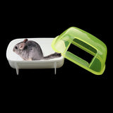 Maxbell Maxbell Plastic Detachable Pet Gerbil Hamster House Cage Bathroom Playing Habitat L