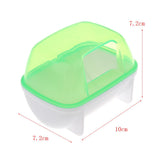 Maxbell Maxbell Plastic Detachable Pet Gerbil Hamster House Cage Bathroom Playing Habitat S