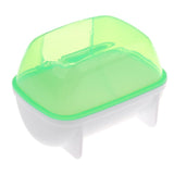 Maxbell Maxbell Plastic Detachable Pet Gerbil Hamster House Cage Bathroom Playing Habitat S