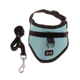 Maxbell Maxbell Adjustable Harness Walking Lead Leash Chest Strap for Pet Cat #2 Blue