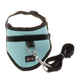 Maxbell Maxbell Adjustable Harness Walking Lead Leash Chest Strap for Pet Cat #2 Blue