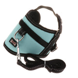 Maxbell Maxbell Adjustable Harness Walking Lead Leash Chest Strap for Pet Cat #2 Blue