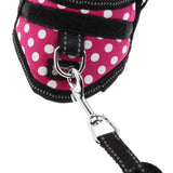 Maxbell Maxbell Adjustable Harness Walking Lead Leash Chest Strap for Pet Cat #1 Rose Red