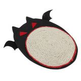 Maxbell Maxbell Halloween Bat Design Cat Scratching Board Pad Natural Sisal Mat Catnip Toy