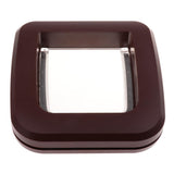 Maxbell Maxbell ABS Pet Cat Small Dog Puppy Magnetic Lock Flap Door Outdoor Alleyway Brown