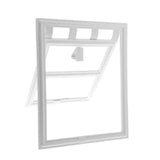 Maxbell Maxbell 2 Way Plastic Screen Door Pet Dog Cat Patio Screen Door White S