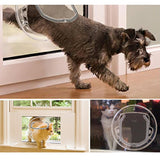 Maxbell Maxbell PC Plastic Pet Cat Small Dog Puppy Magnetic Lock Flap Door Outdoor Alleyway