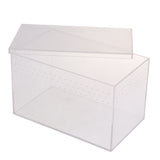 Maxbell Maxbell Acrylic Clear Pet Reptiles Box Breeding Tanks Container #1 20.5x12.5x12.5cm