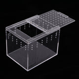 Maxbell Maxbell Acrylic Clear Pet Reptiles Box Breeding Tanks Container #2 15x12x12cm