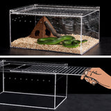 Maxbell Maxbell Acrylic Clear Pet Reptiles Box Breeding Tanks Container #2 15x12x12cm