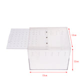 Maxbell Maxbell Acrylic Clear Pet Reptiles Box Breeding Tanks Container #2 15x12x12cm